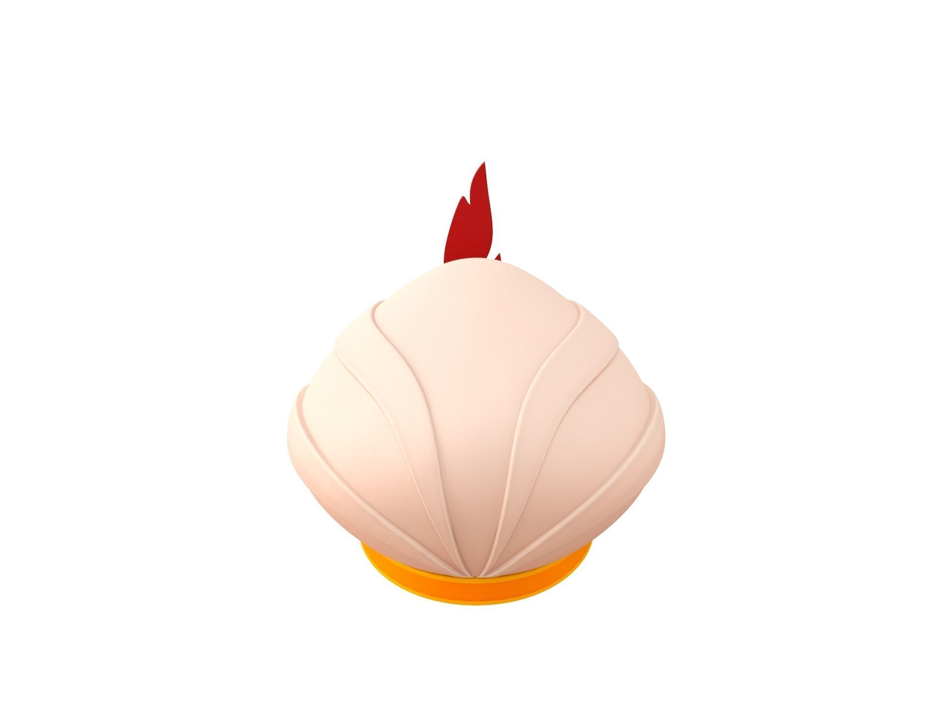 Sultan Hat 3D model_5