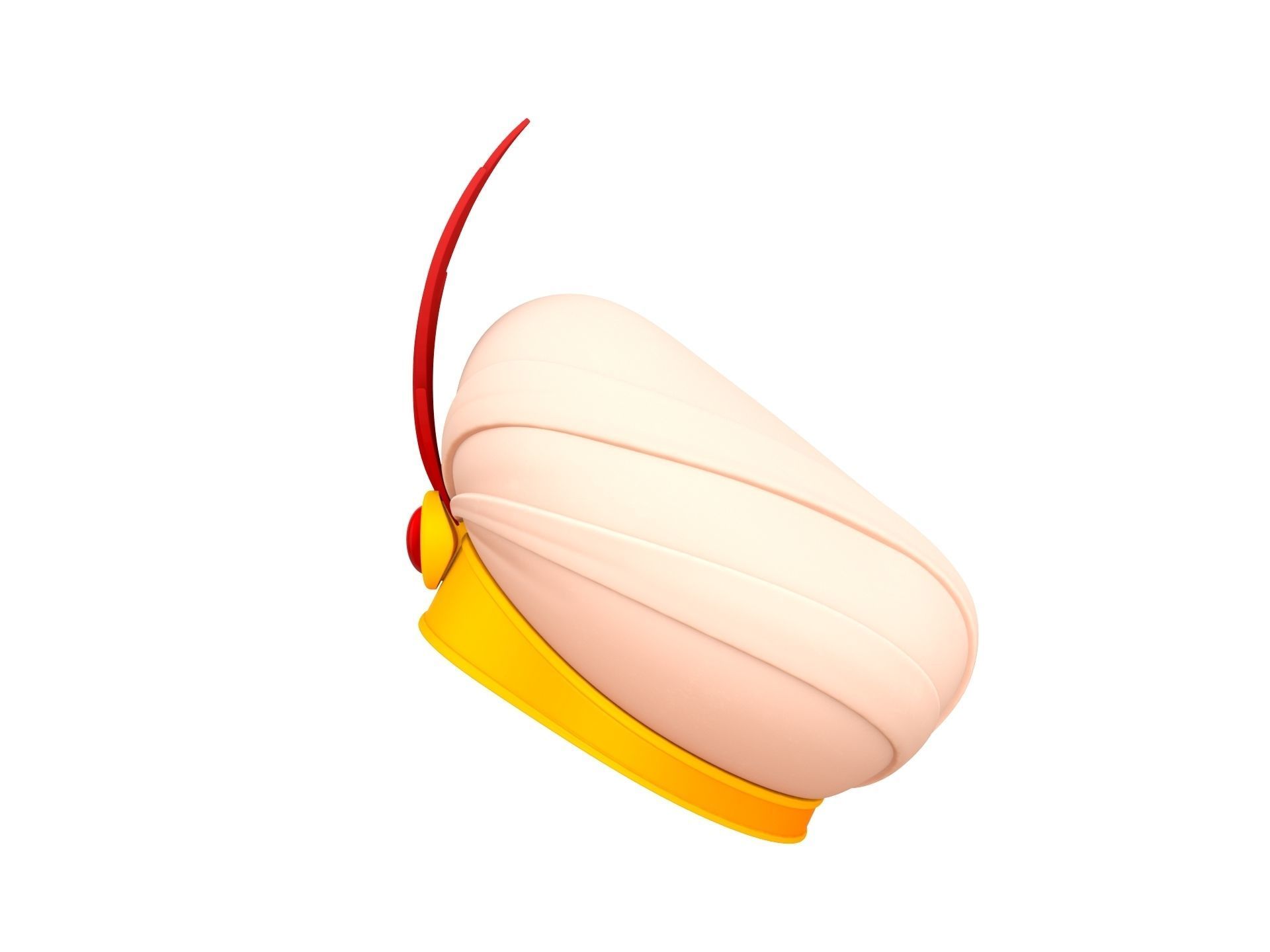 Sultan Hat 3D model_7