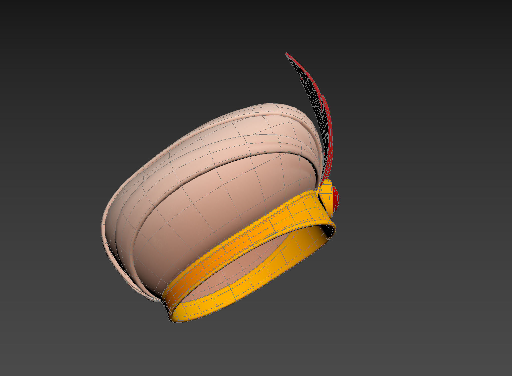 Sultan Hat 3D model_17