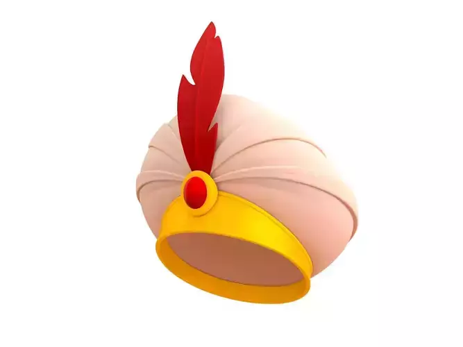 Sultan Hat 3D model