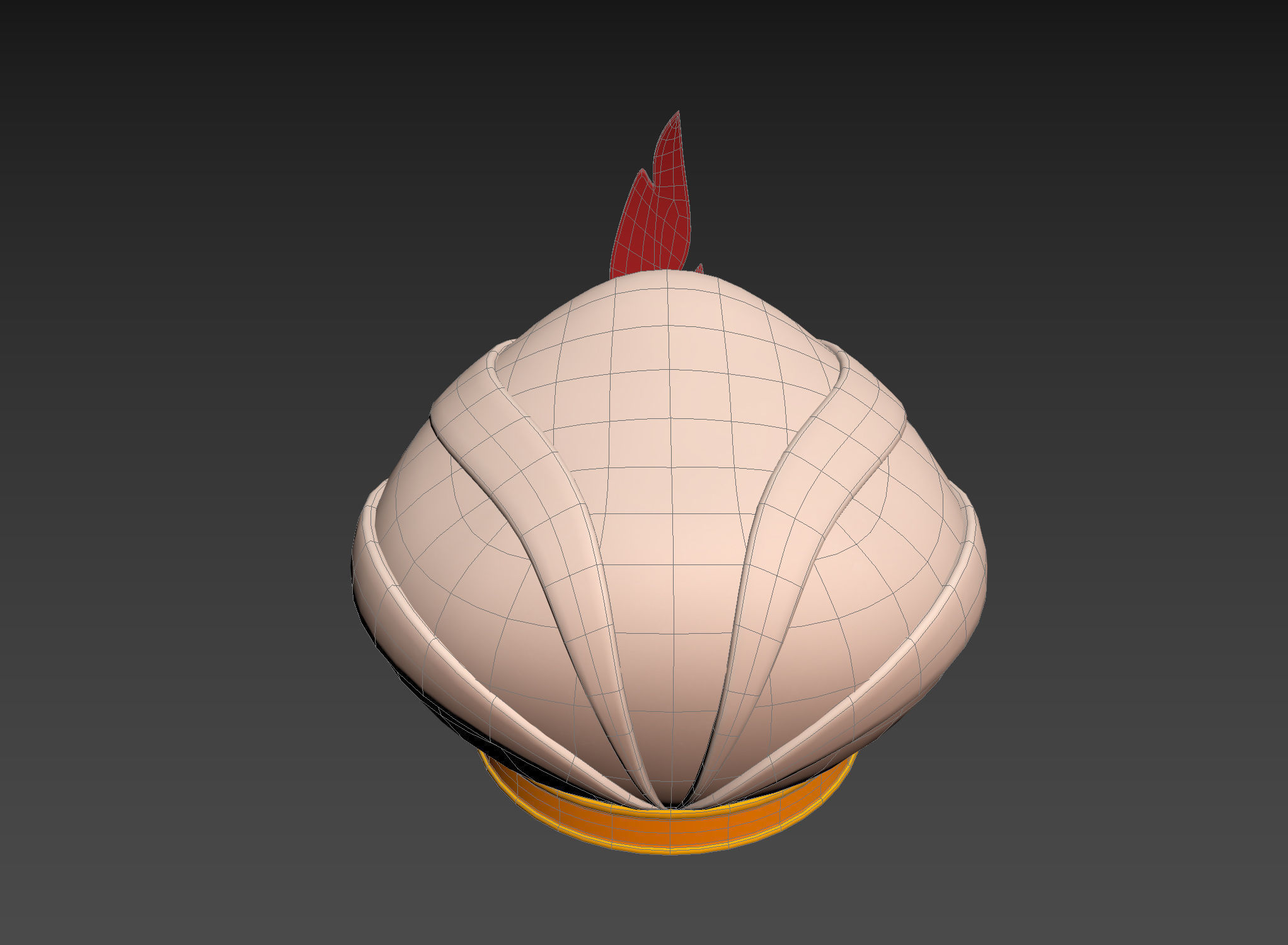 Sultan Hat 3D model_18