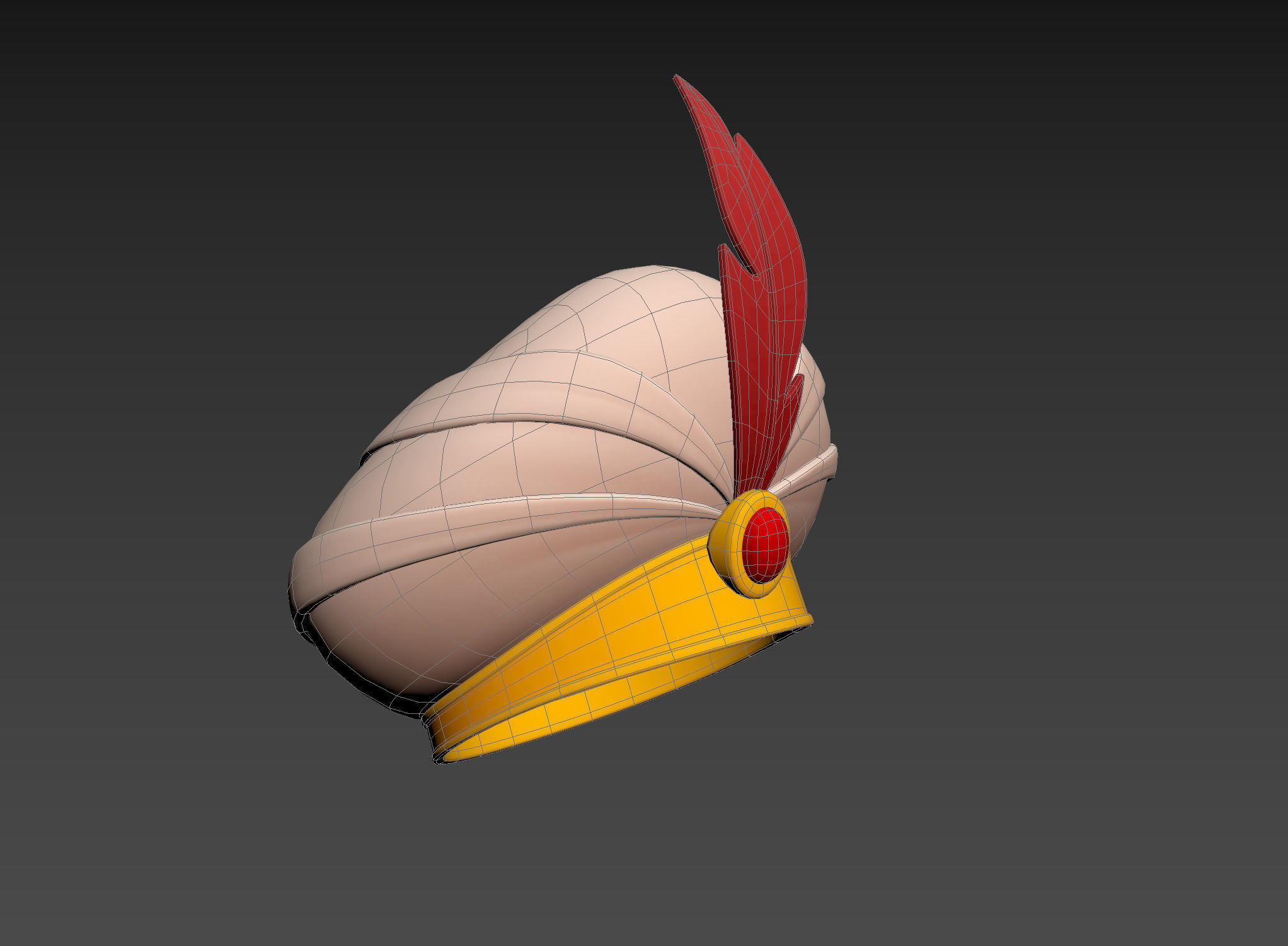 Sultan Hat 3D model_15
