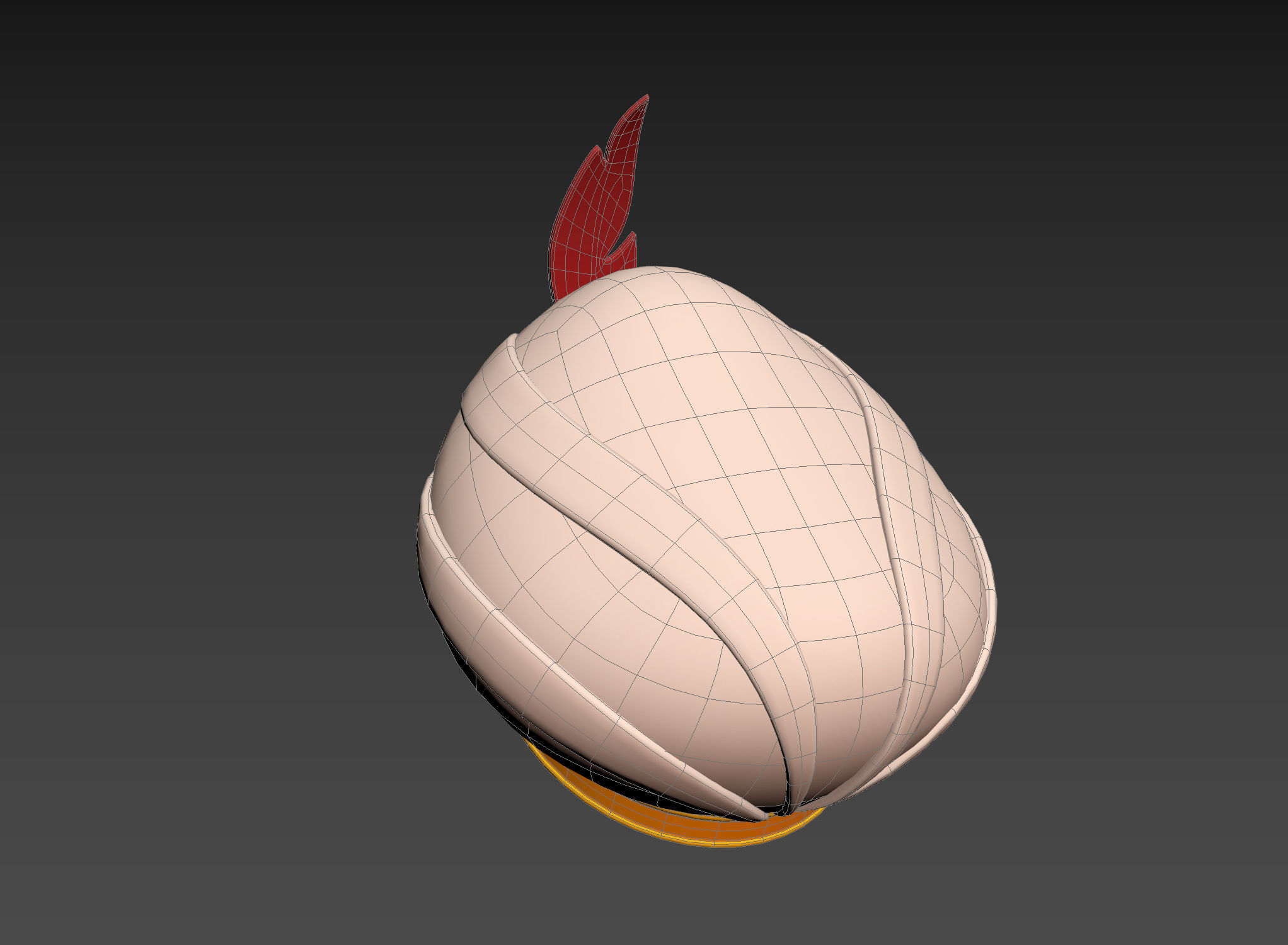 Sultan Hat 3D model_19