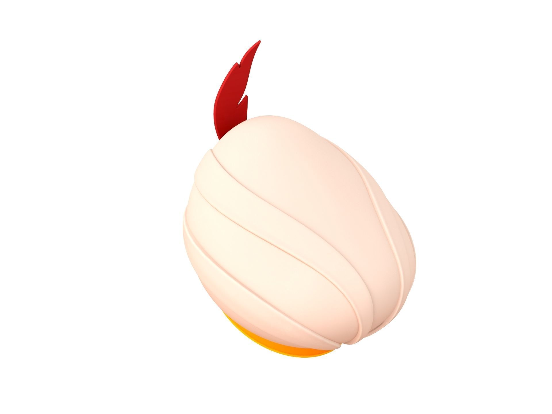 Sultan Hat 3D model_6