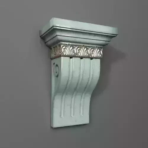Corbel decorative on wall 3D print model