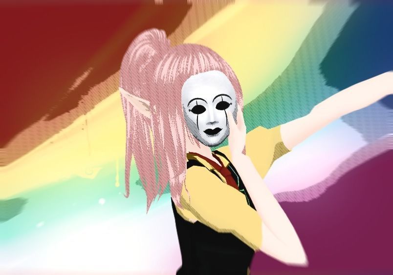 clown Elf  Low-poly 3D model_13