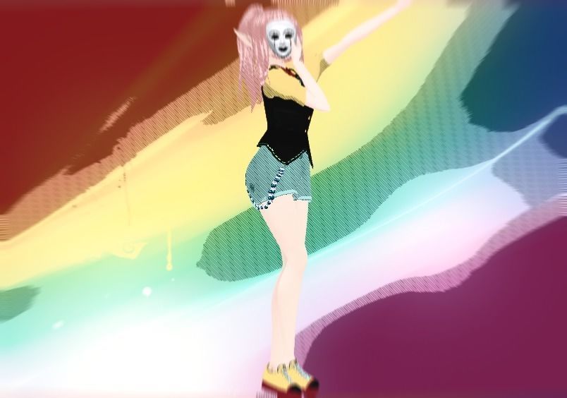 clown Elf  Low-poly 3D model_6