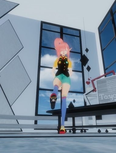 clown Elf  Low-poly 3D model