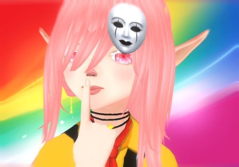 clown Elf  Low-poly 3D model_5