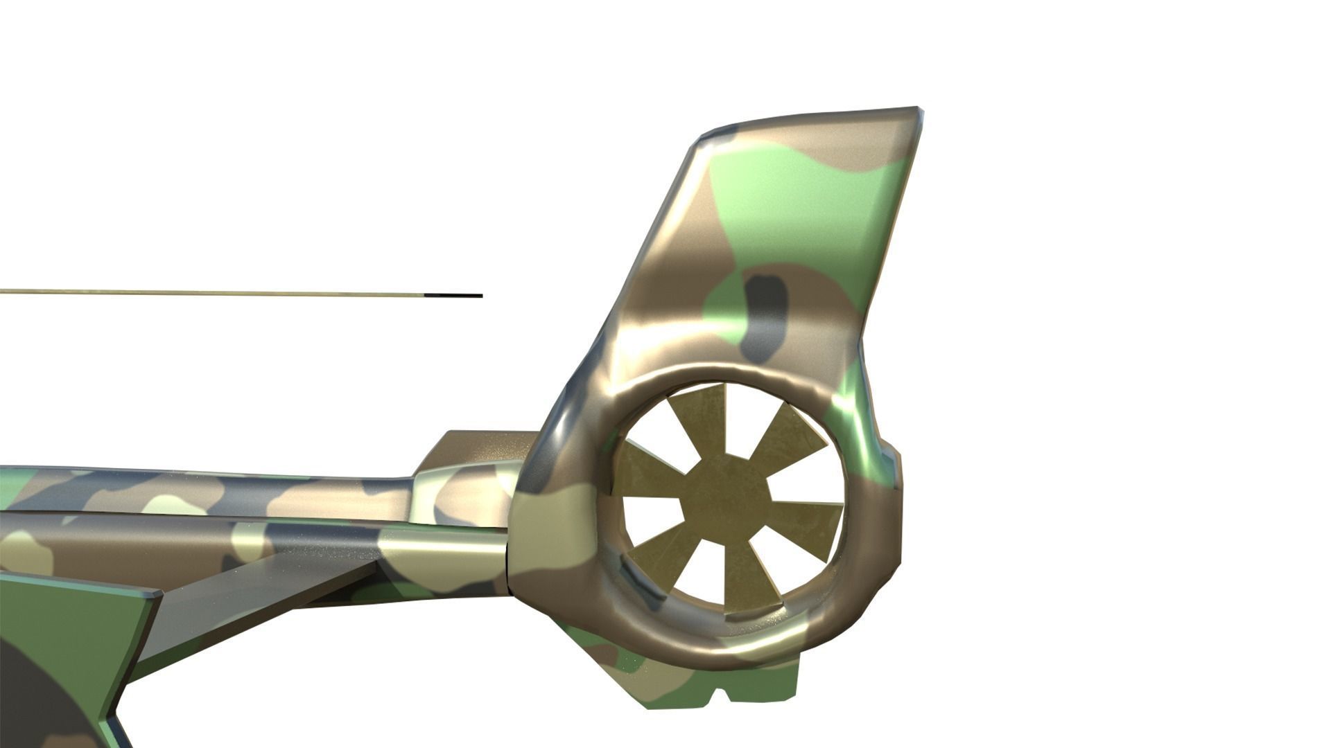 Helicopter military 3D model_4