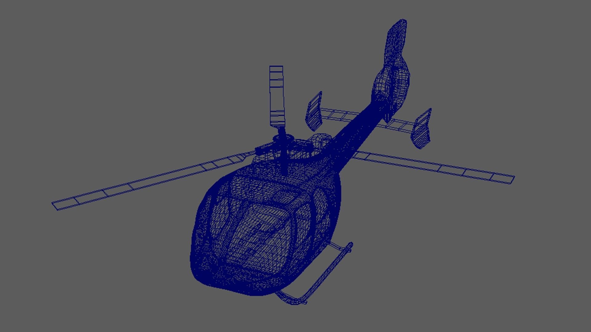 Helicopter military 3D model_11