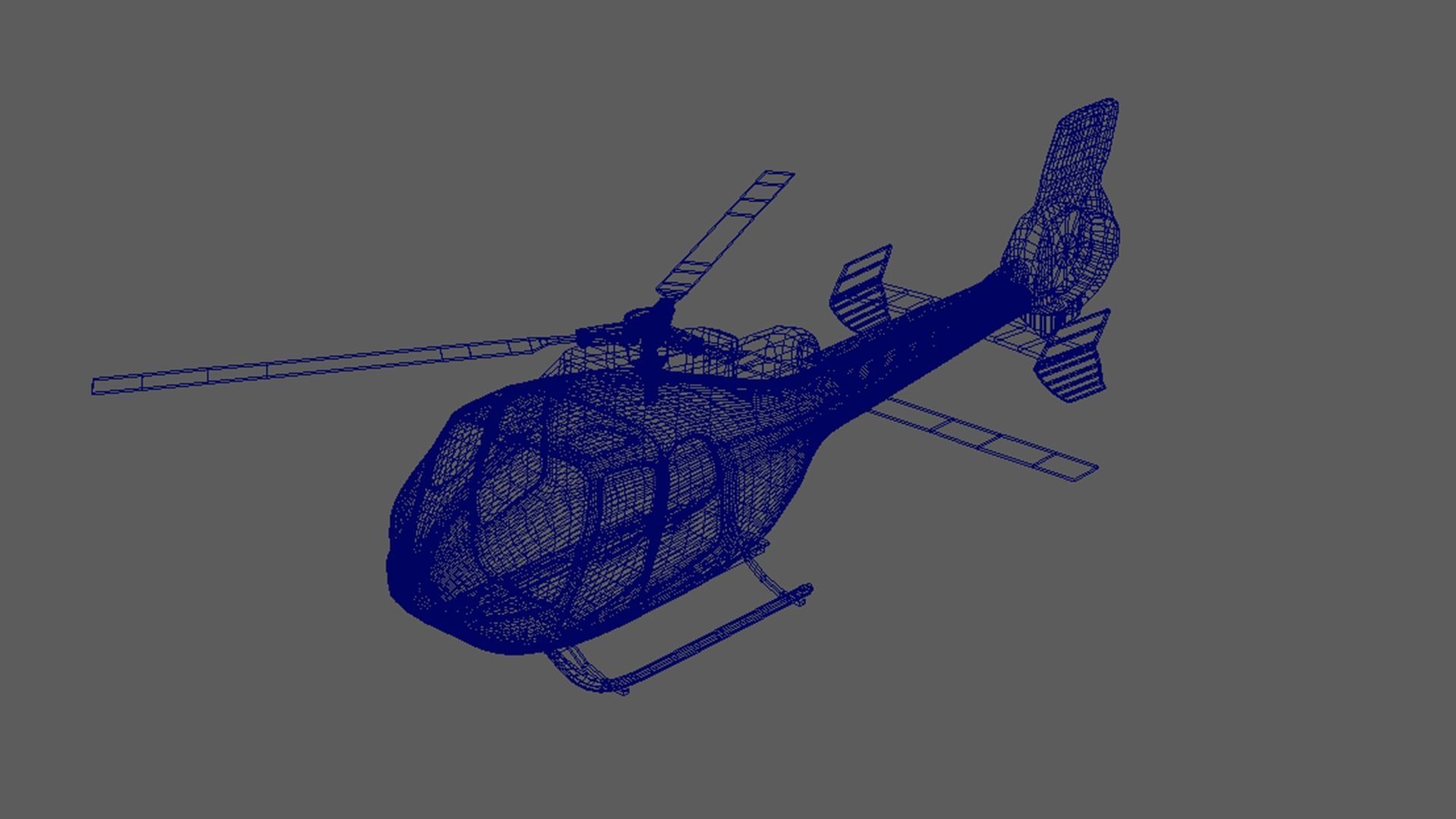 Helicopter military 3D model_12