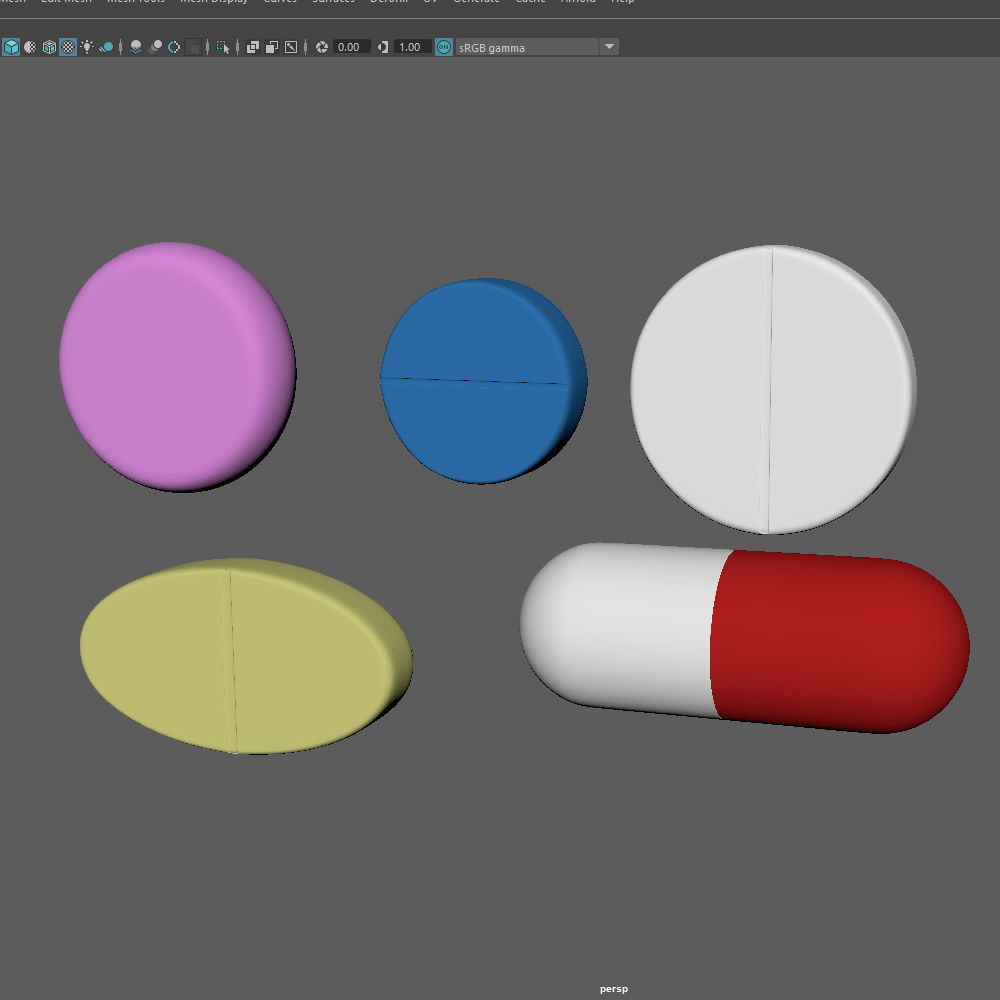 Pills Pack 3D model_12