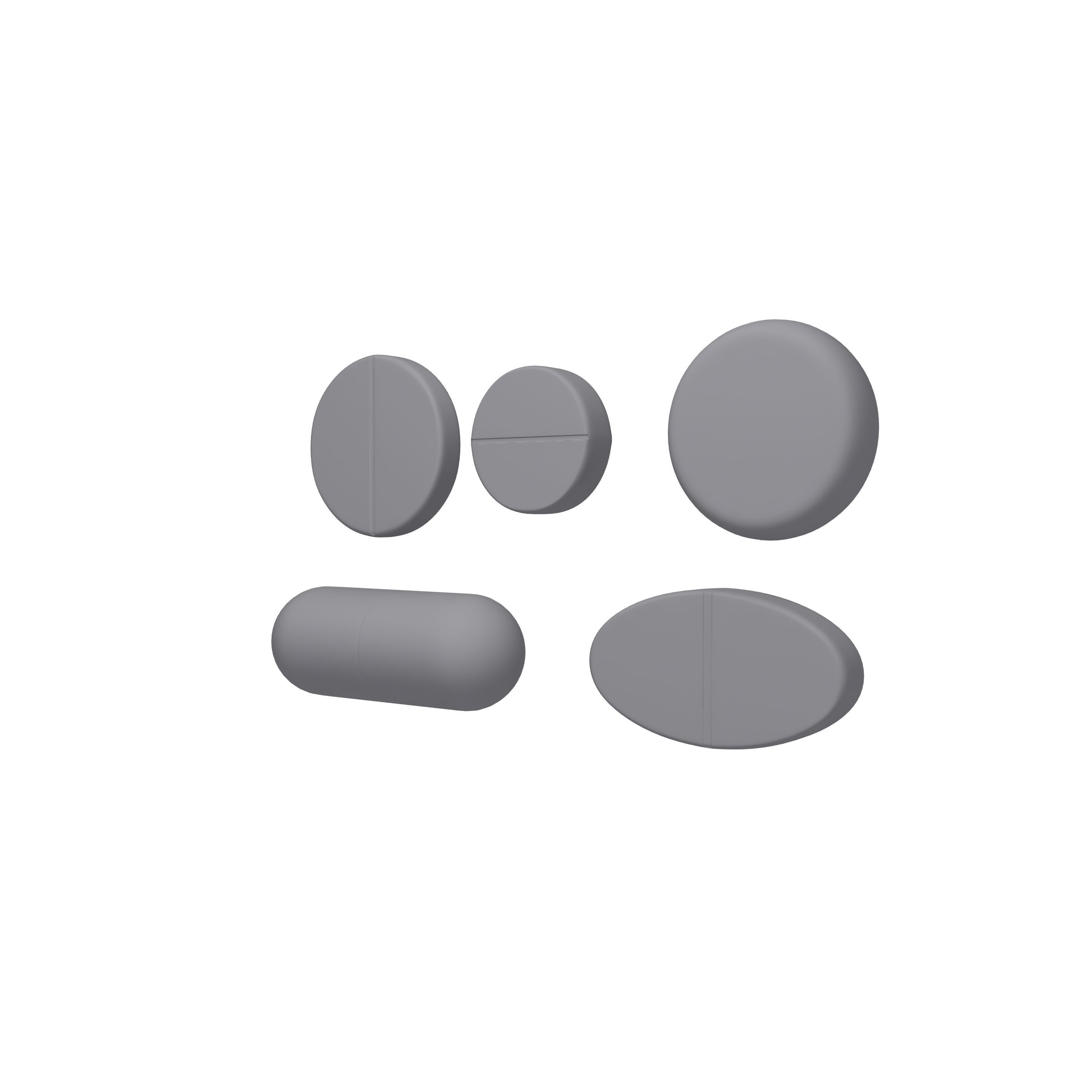 Pills Pack 3D model_10