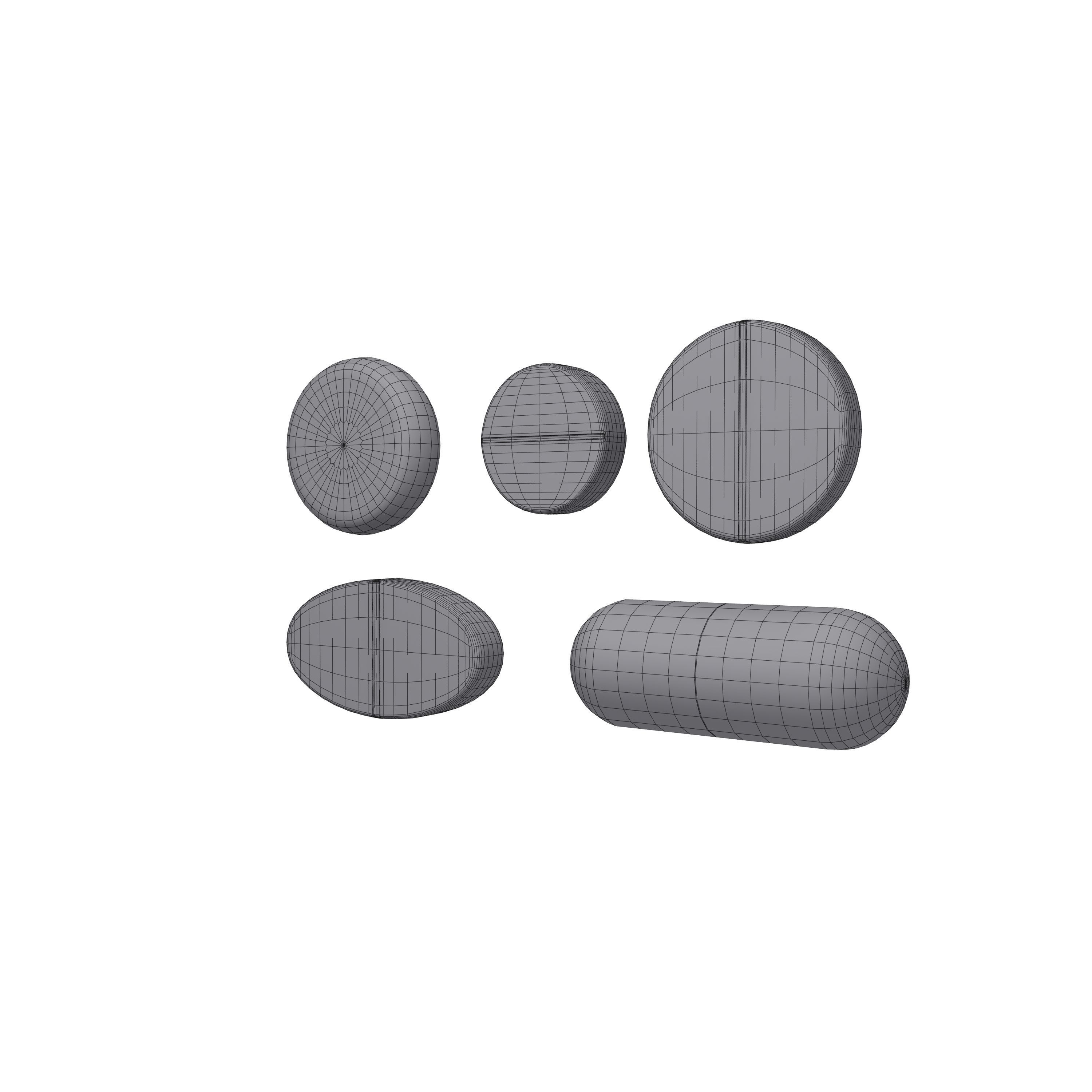 Pills Pack 3D model_7