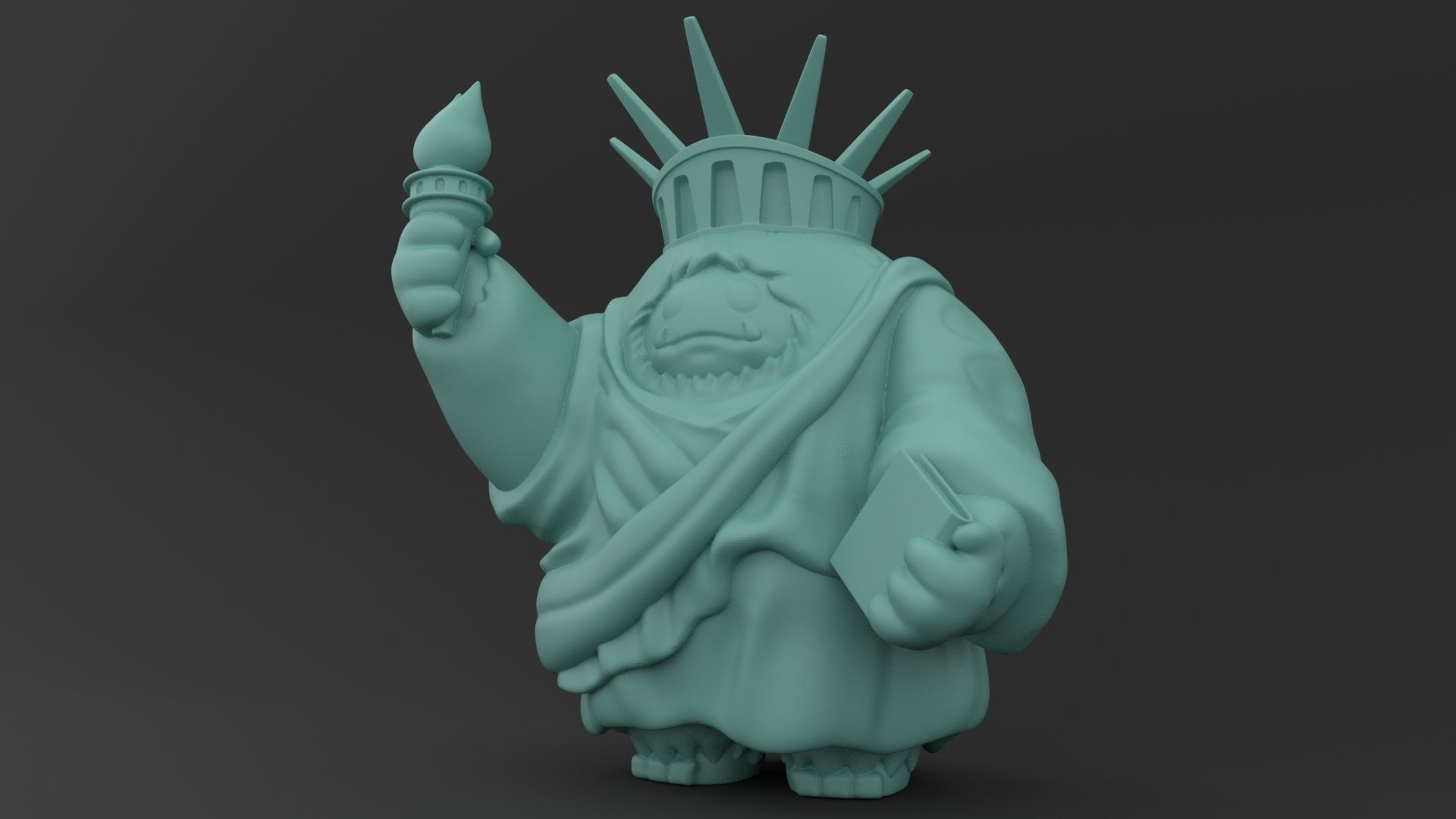 Liberty Chomp - 3D Print Model 3D print model_2