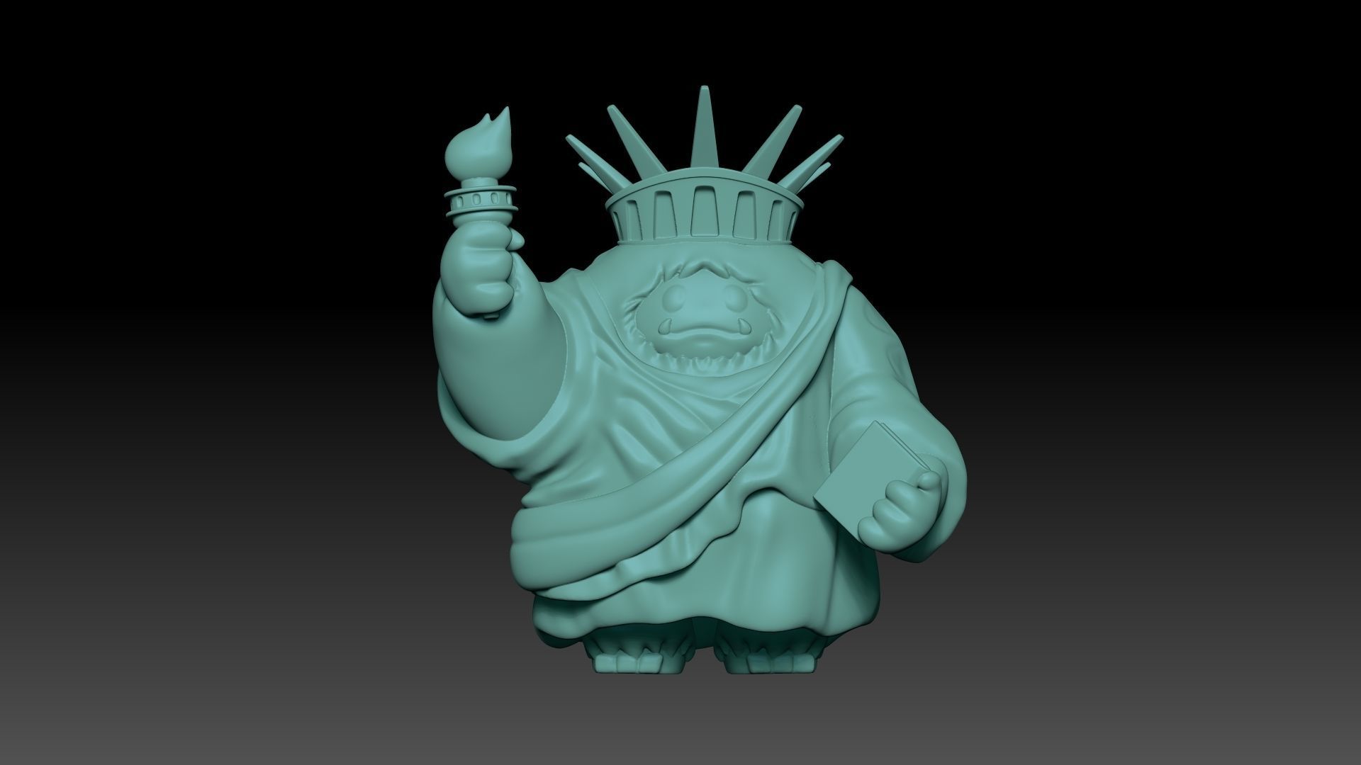 Liberty Chomp - 3D Print Model 3D print model_7