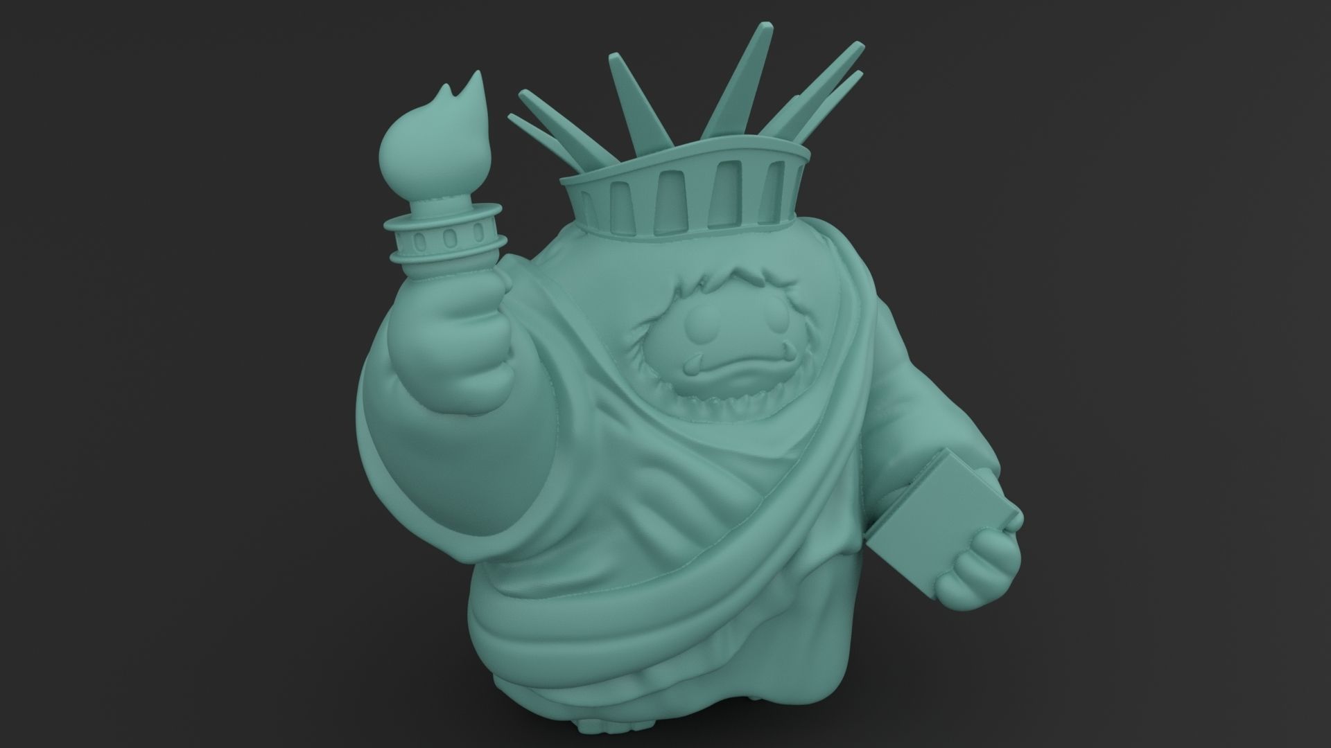 Liberty Chomp - 3D Print Model 3D print model_1