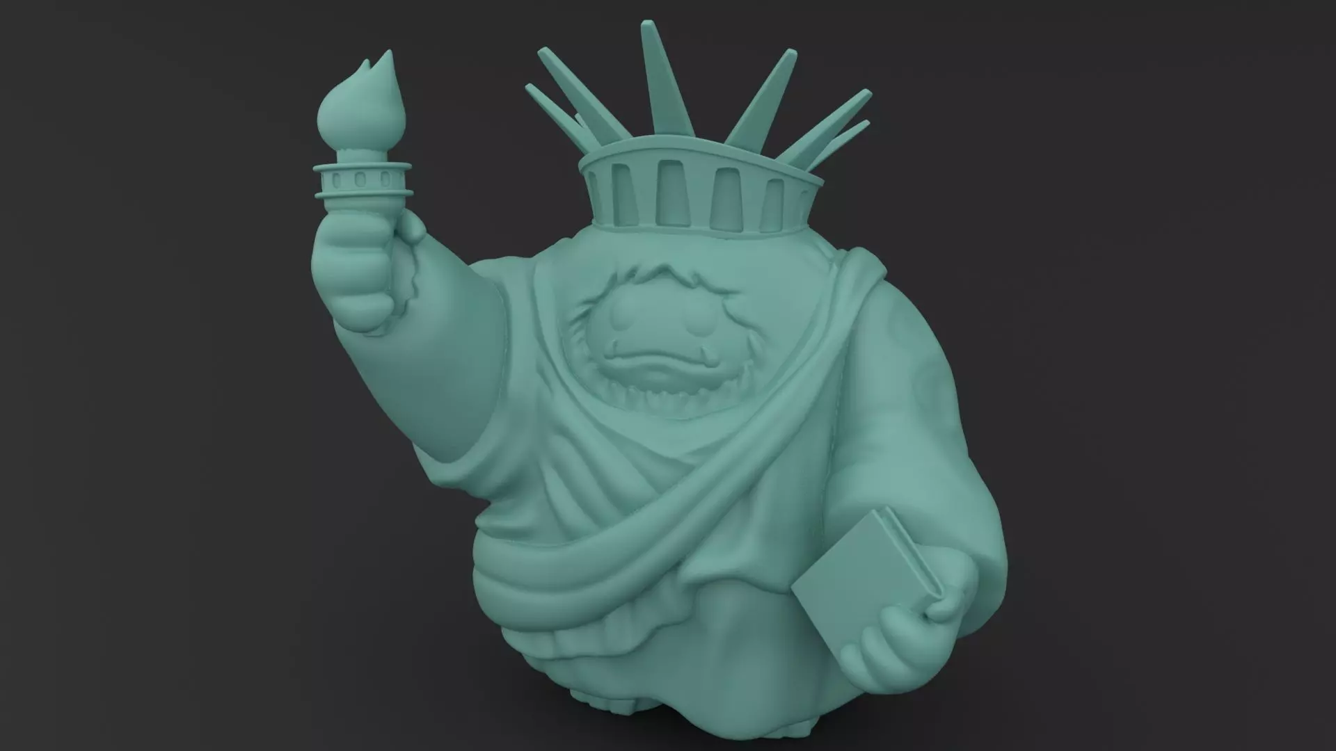 Liberty Chomp - 3D Print Model 3D print model_0