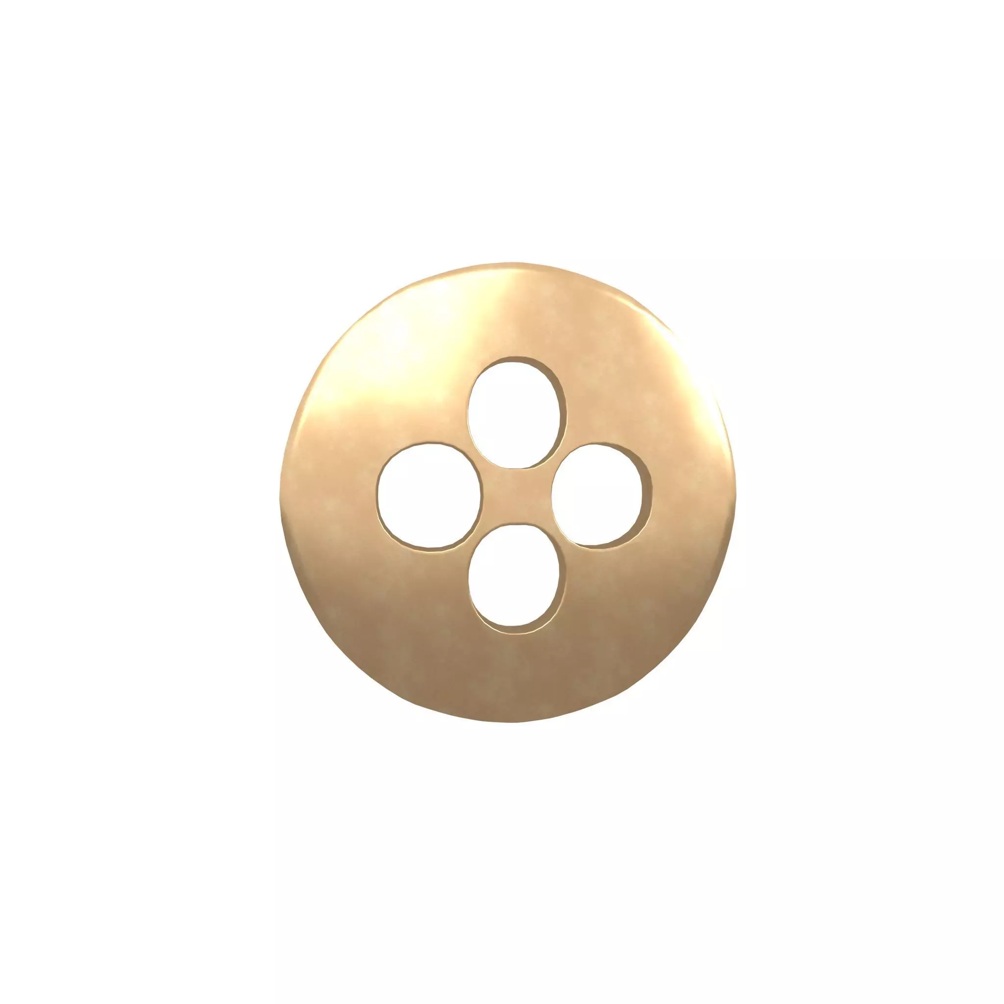 Small Button v1 004 Low-poly 3D model_0