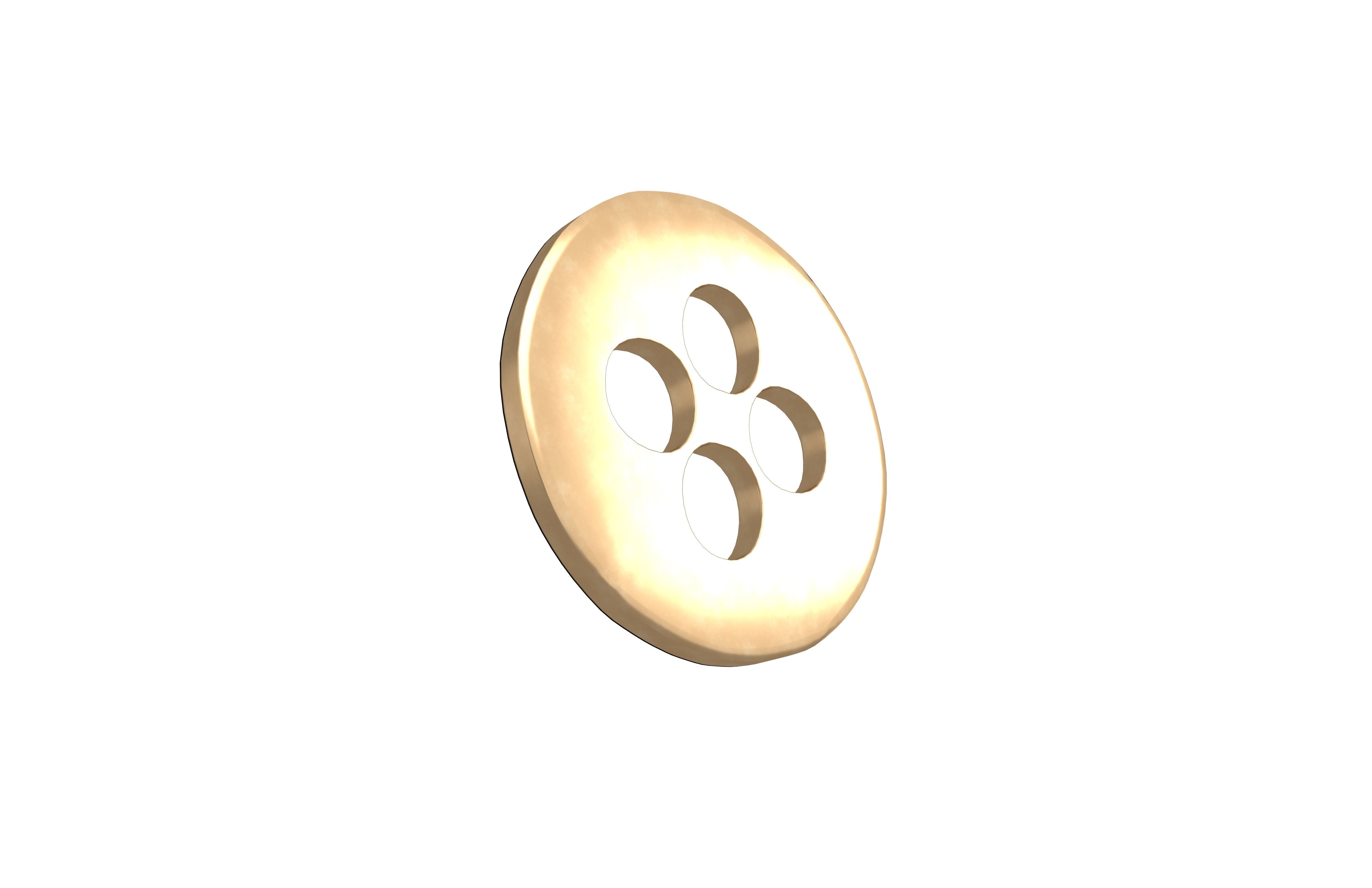 Small Button v1 004 Low-poly 3D model_3