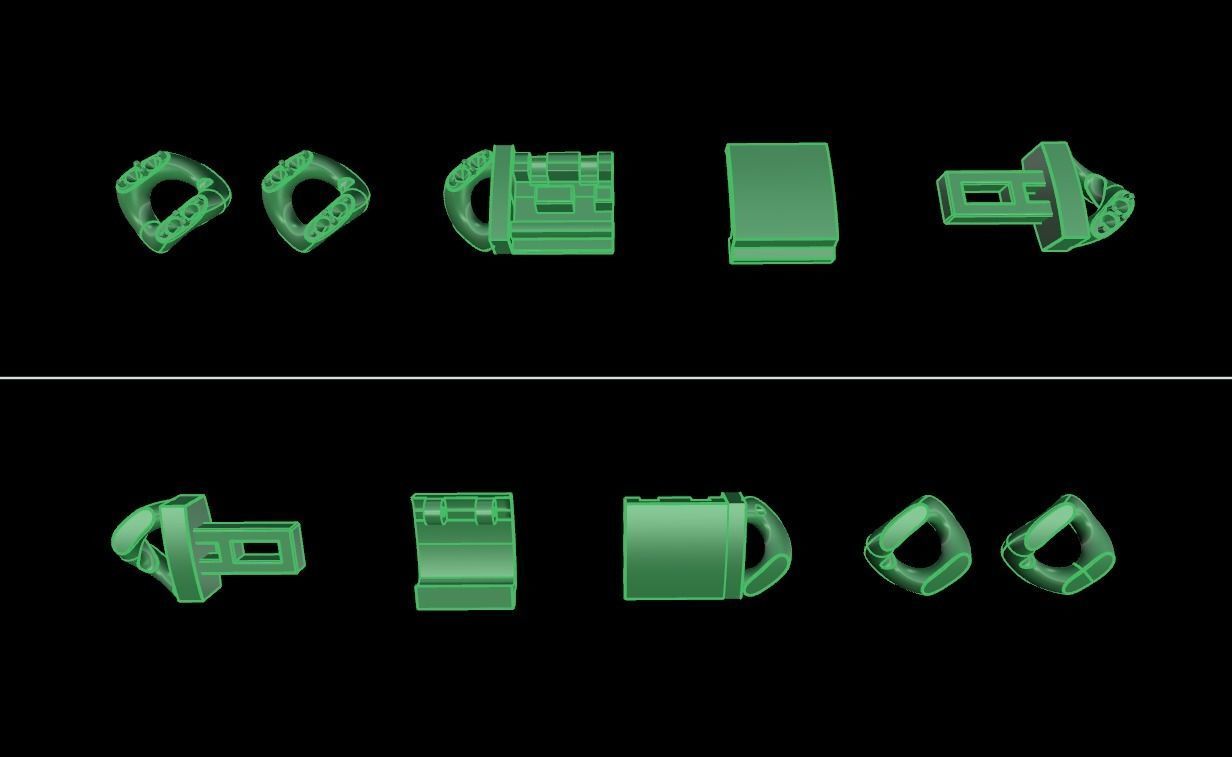 Cuban Diamond Chain Bracelet Necklace Link SIZE 7MM Width 3D print model_12