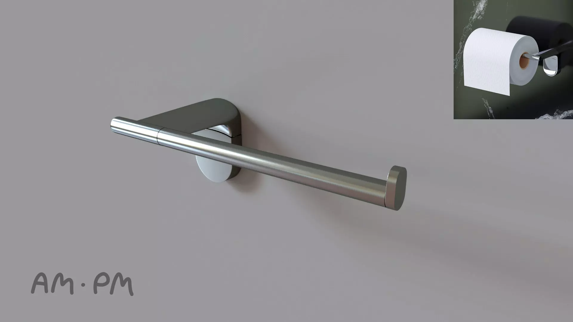 Toilet roll holder AM PM A8434100 Free 3D model