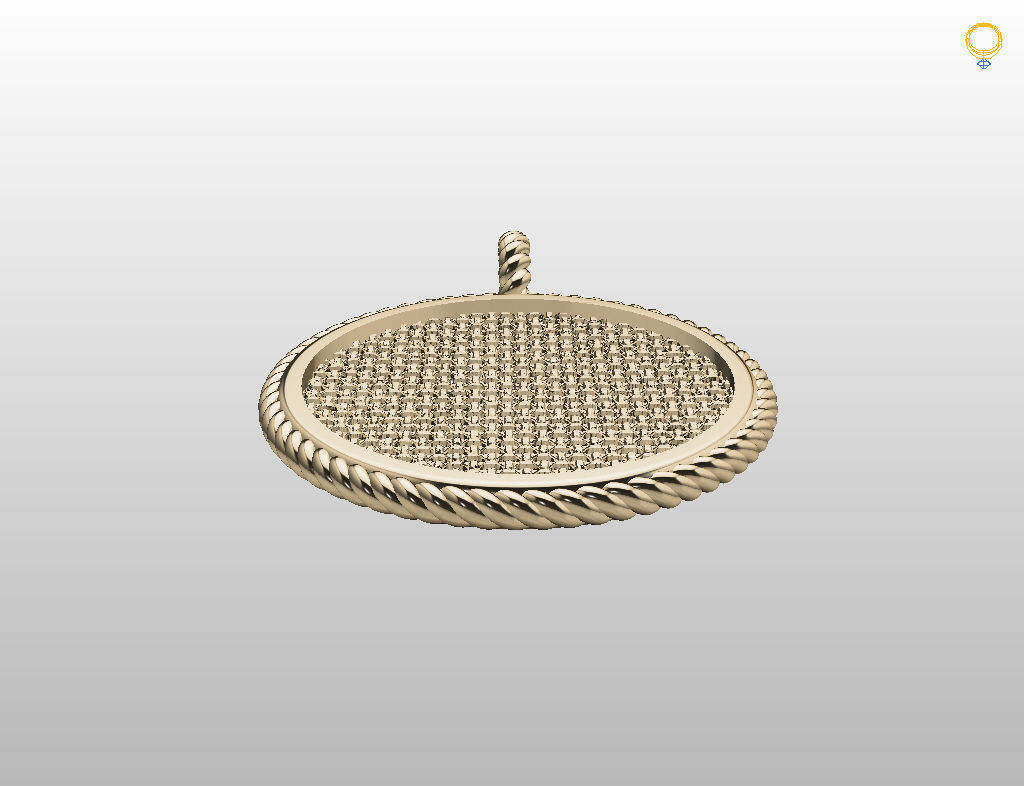 Leo Zodiac Sign Pendant 3D print model_9