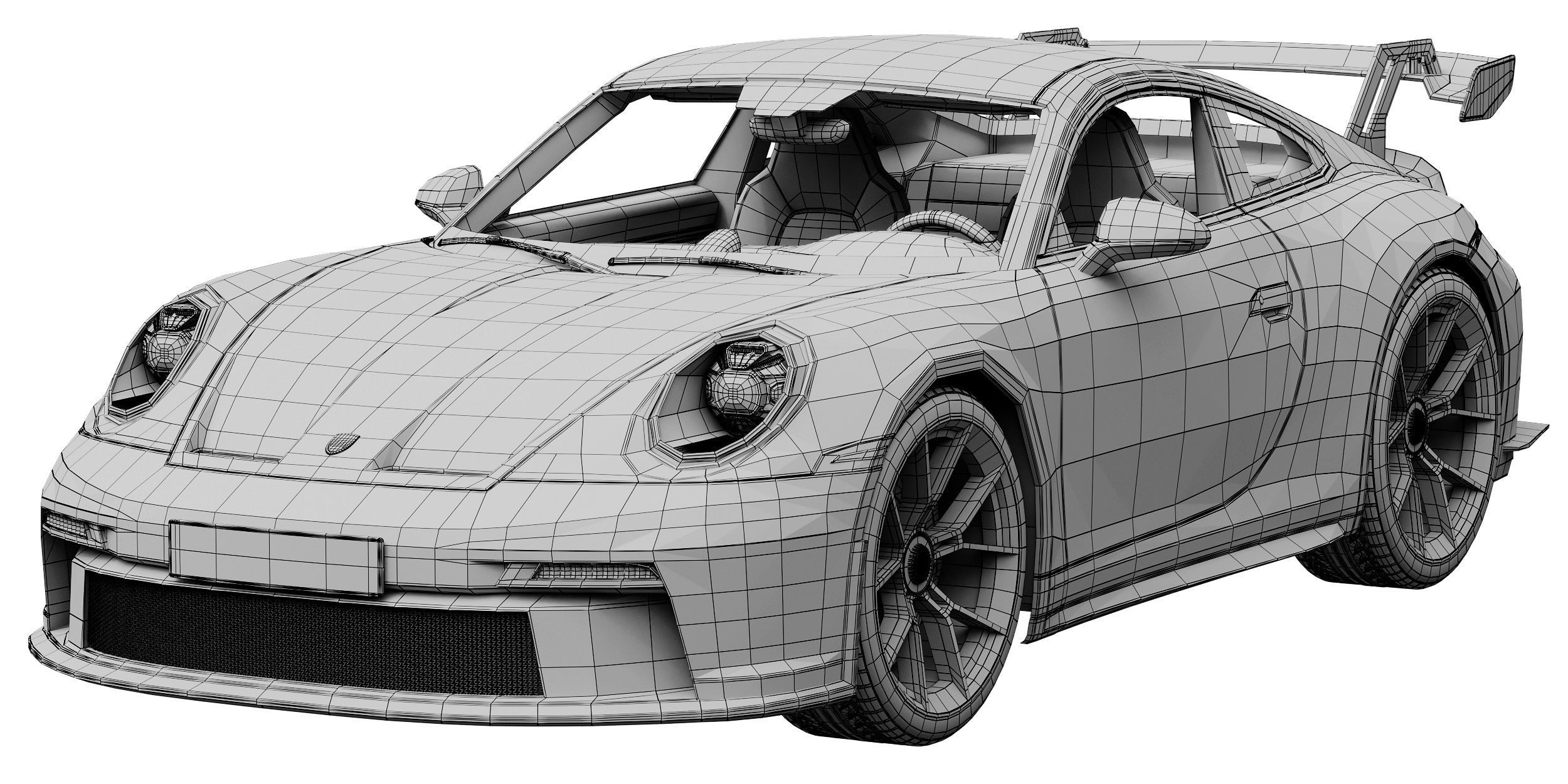 Porsche 911 GT3 2021 3D model_13