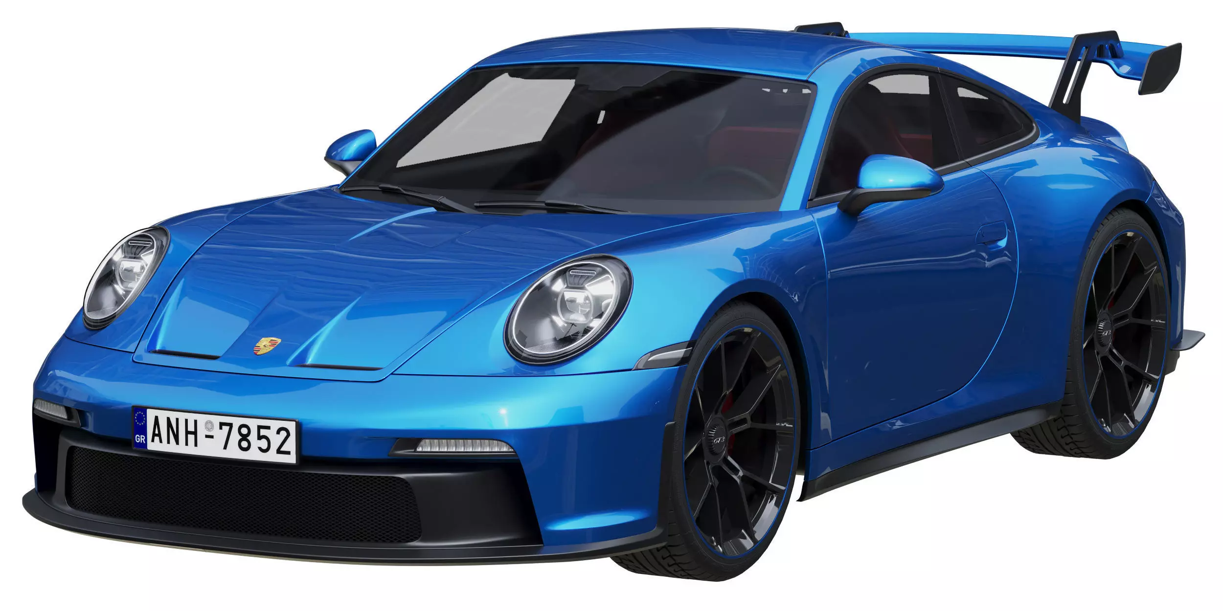 Porsche 911 GT3 2021 3D model_0