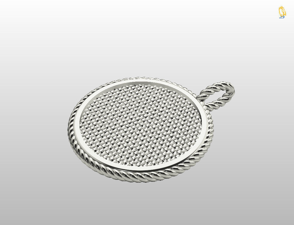 Zodiac Sign Capricorn Pendant 3D print model_14