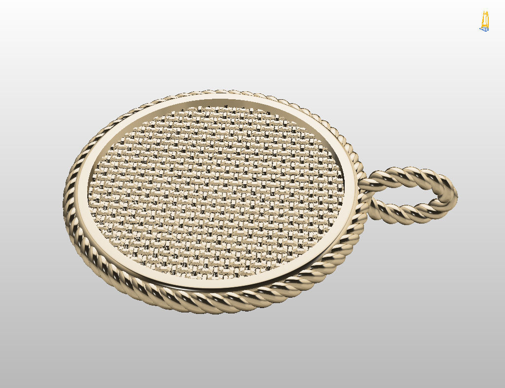 Zodiac Sign Capricorn Pendant 3D print model_5