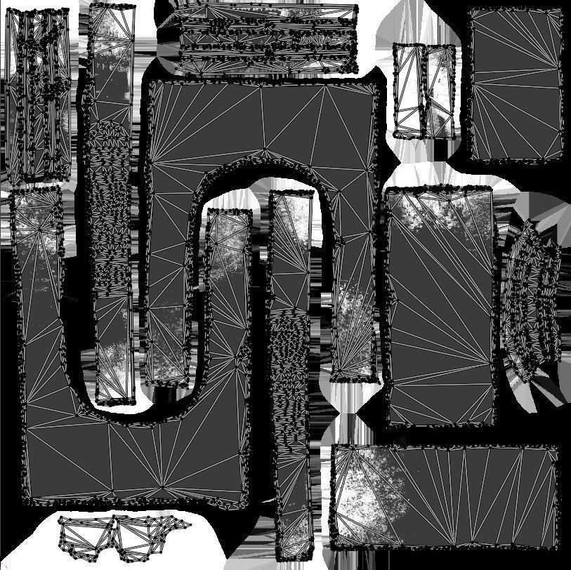 Ancient Ruins 3D model Game Ready low poly Unreal Engine 4 Low-poly 3D model_21