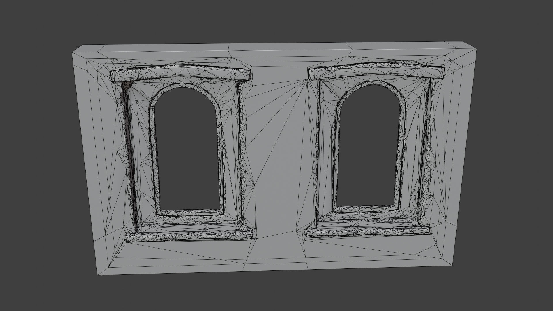 Ancient Ruins 3D model Game Ready low poly Unreal Engine 4 Low-poly 3D model_3