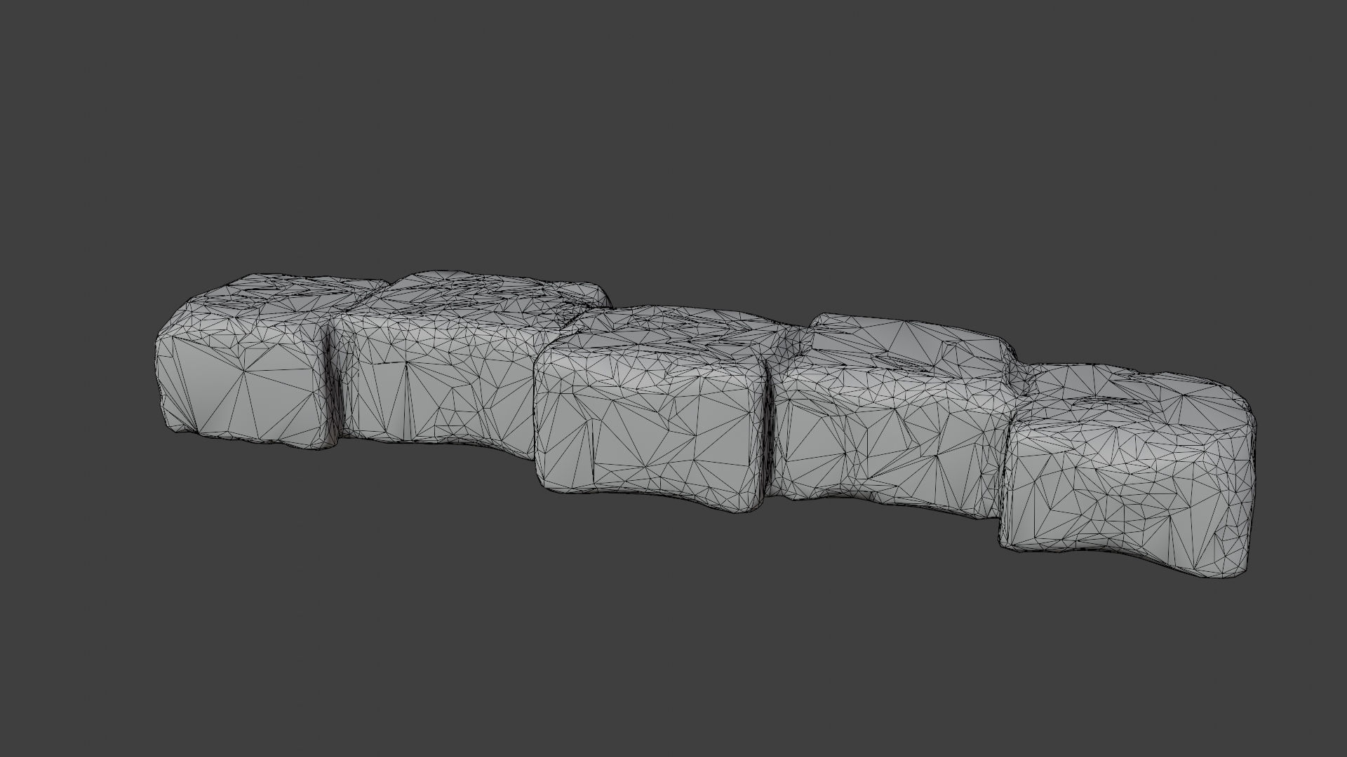 Ancient Ruins 3D model Game Ready low poly Unreal Engine 4 Low-poly 3D model_15