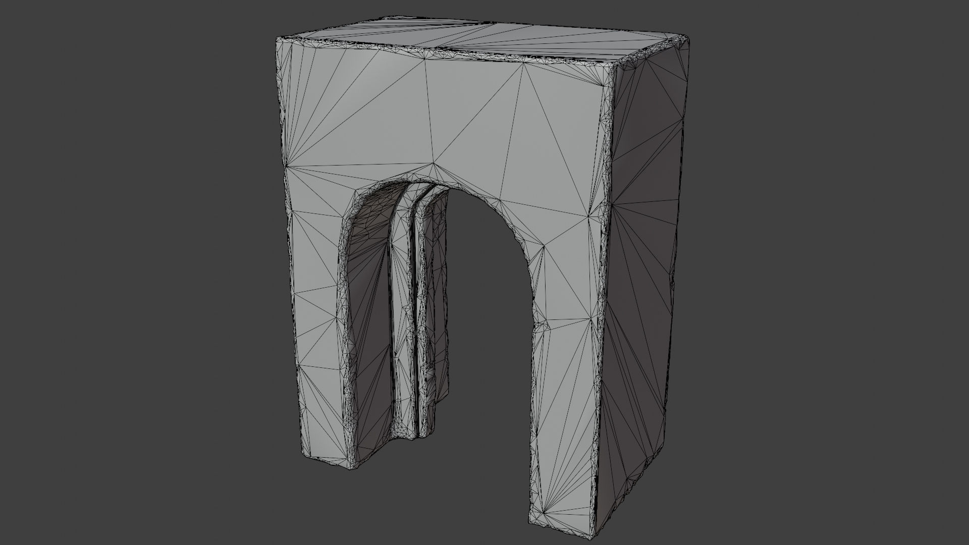 Ancient Ruins 3D model Game Ready low poly Unreal Engine 4 Low-poly 3D model_5