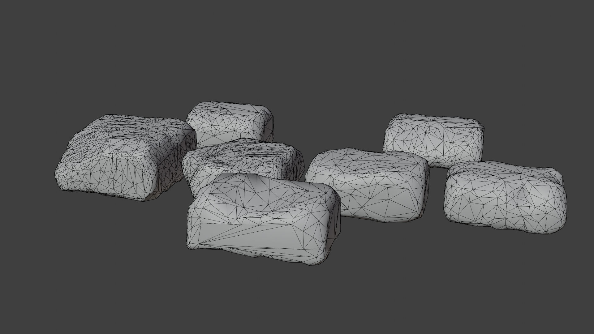 Ancient Ruins 3D model Game Ready low poly Unreal Engine 4 Low-poly 3D model_11