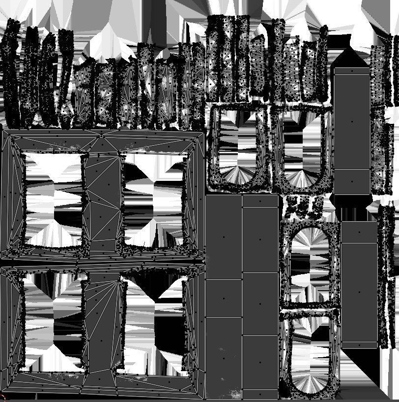 Ancient Ruins 3D model Game Ready low poly Unreal Engine 4 Low-poly 3D model_27