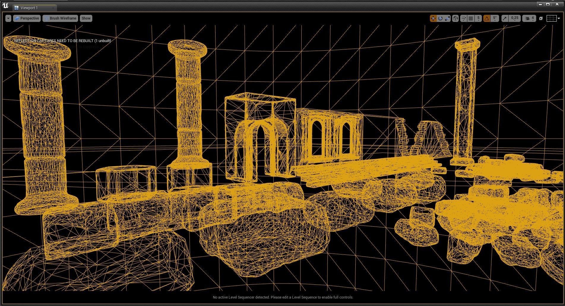 Ancient Ruins 3D model Game Ready low poly Unreal Engine 4 Low-poly 3D model_19