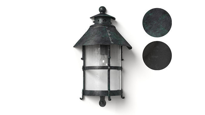 Antique Outdoor Lamp 3D model