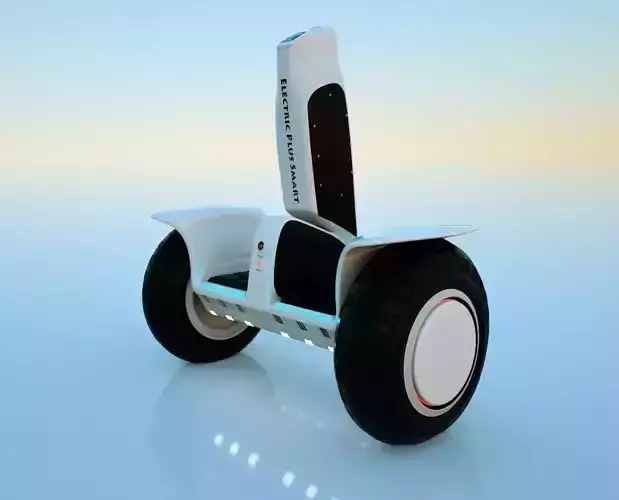 3d perfect electric skateboard 3D model