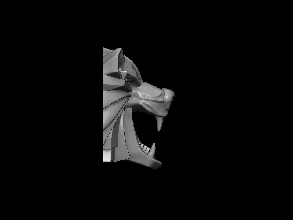 Witcher school of the Bear medallion 3D print model_3