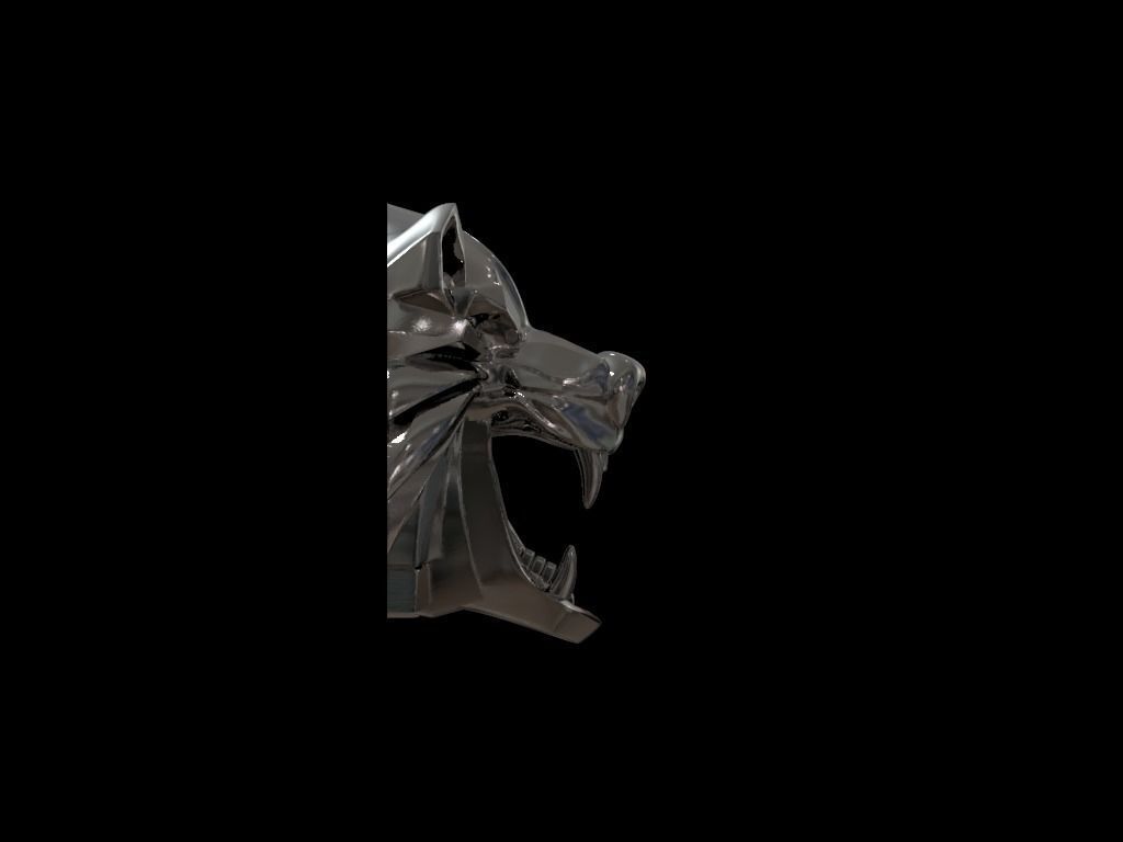 Witcher school of the Bear medallion 3D print model_27