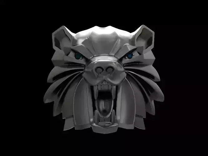 Witcher school of the Bear medallion 3D print model