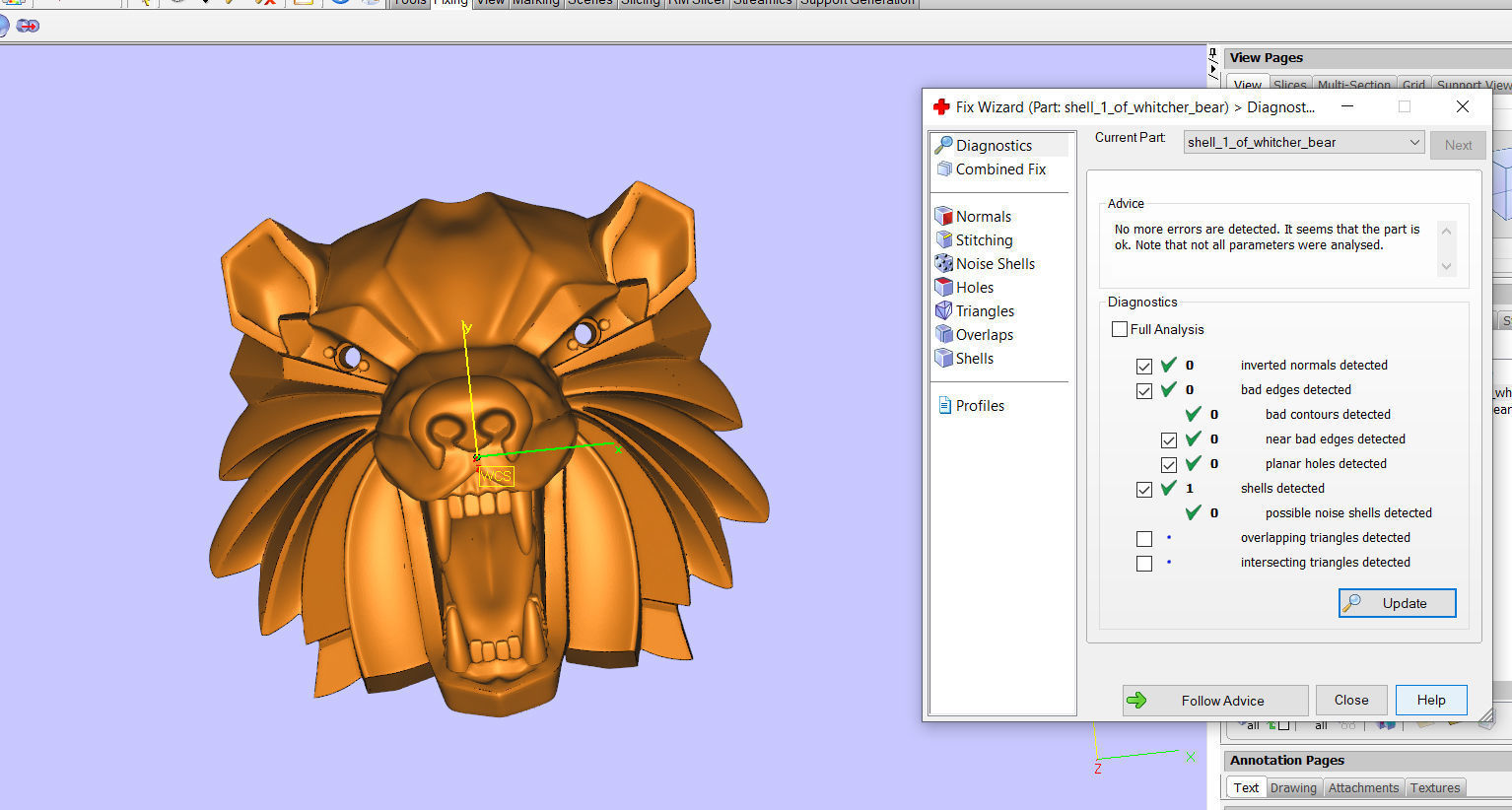 Witcher school of the Bear medallion 3D print model_5