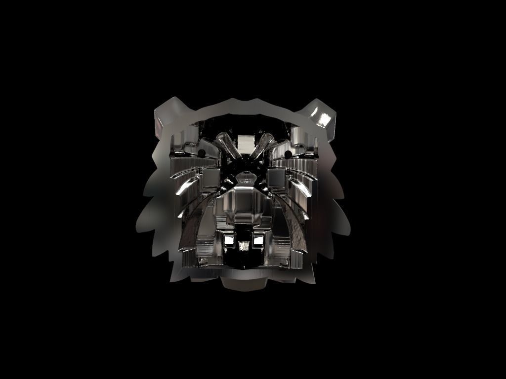 Witcher school of the Bear medallion 3D print model_15