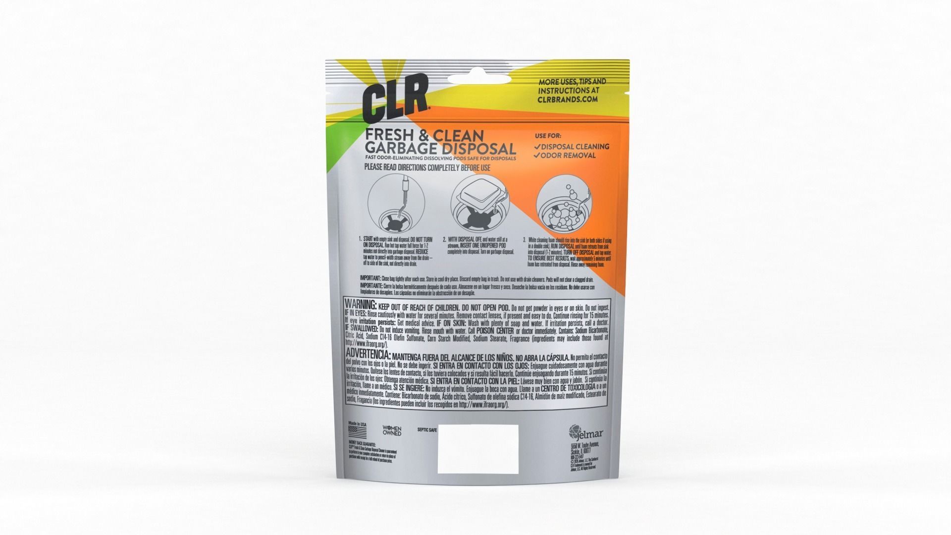 Clr Weekly Foaming Cleaning Pods 3D model_2