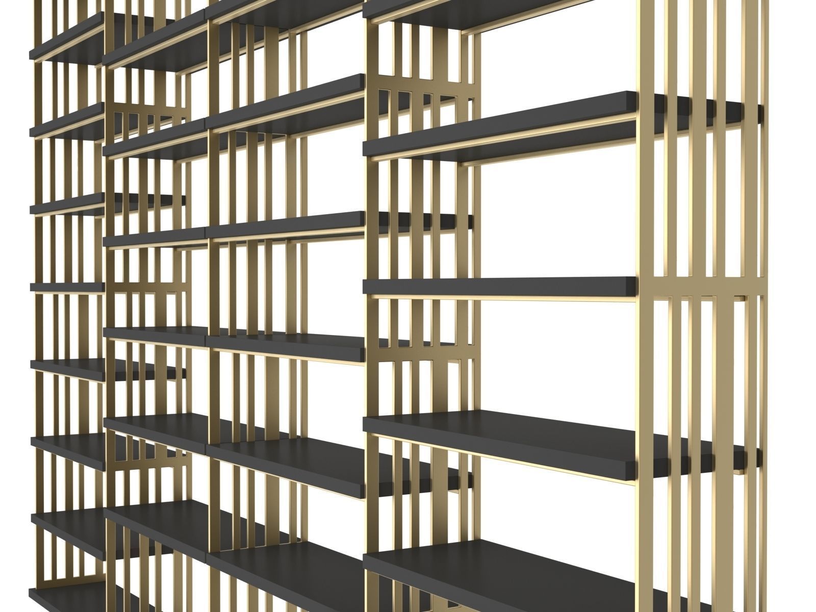 Book shelf 3D model_10