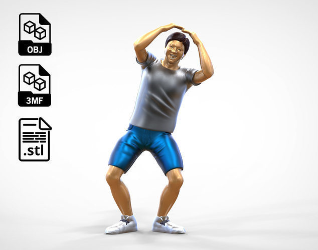 Wataru Kato pose Libertywalk  3D print model