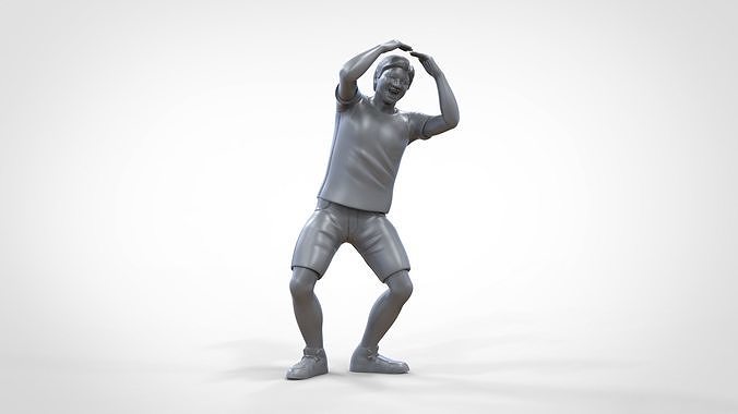 Wataru Kato pose Libertywalk  3D print model 2
